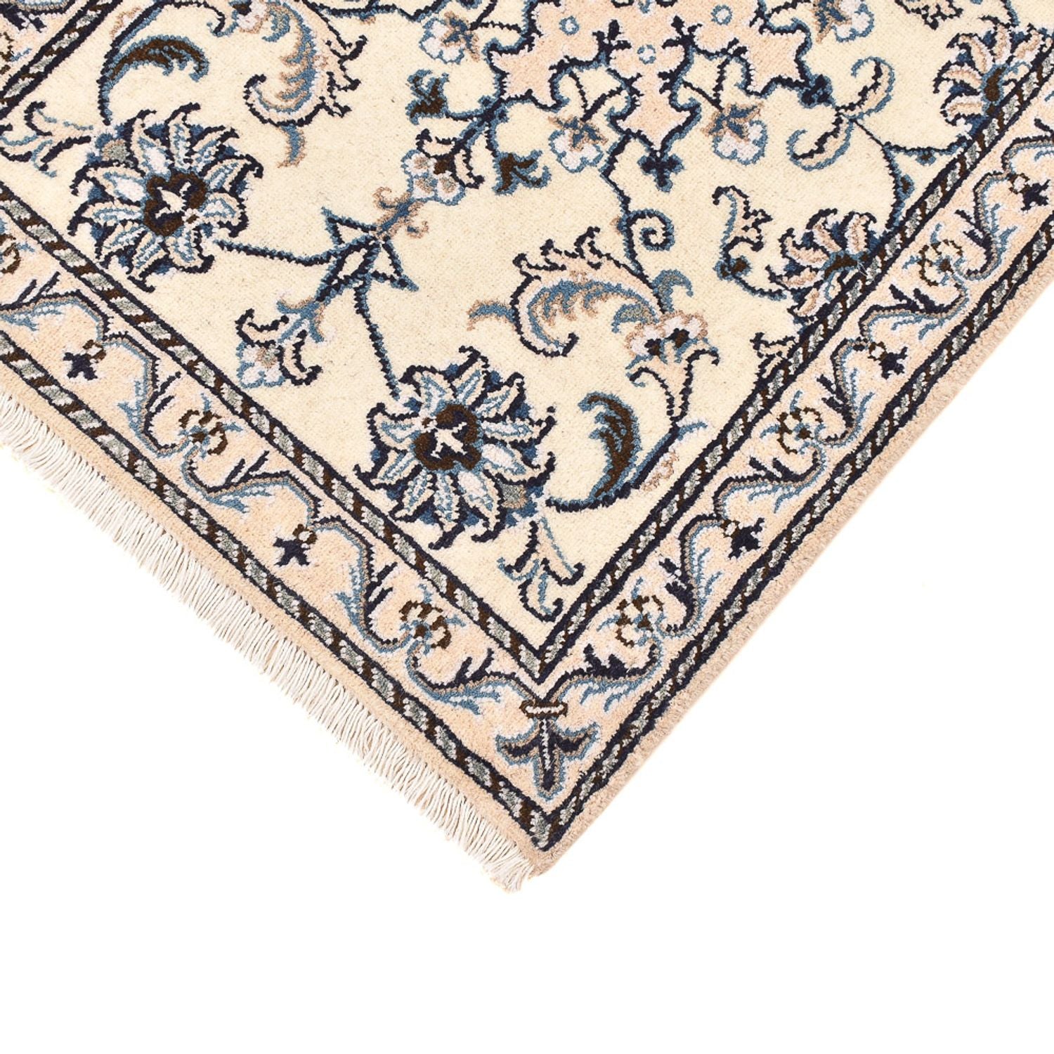 Alfombra persa - Nain - 86 x 59 cm - crema
