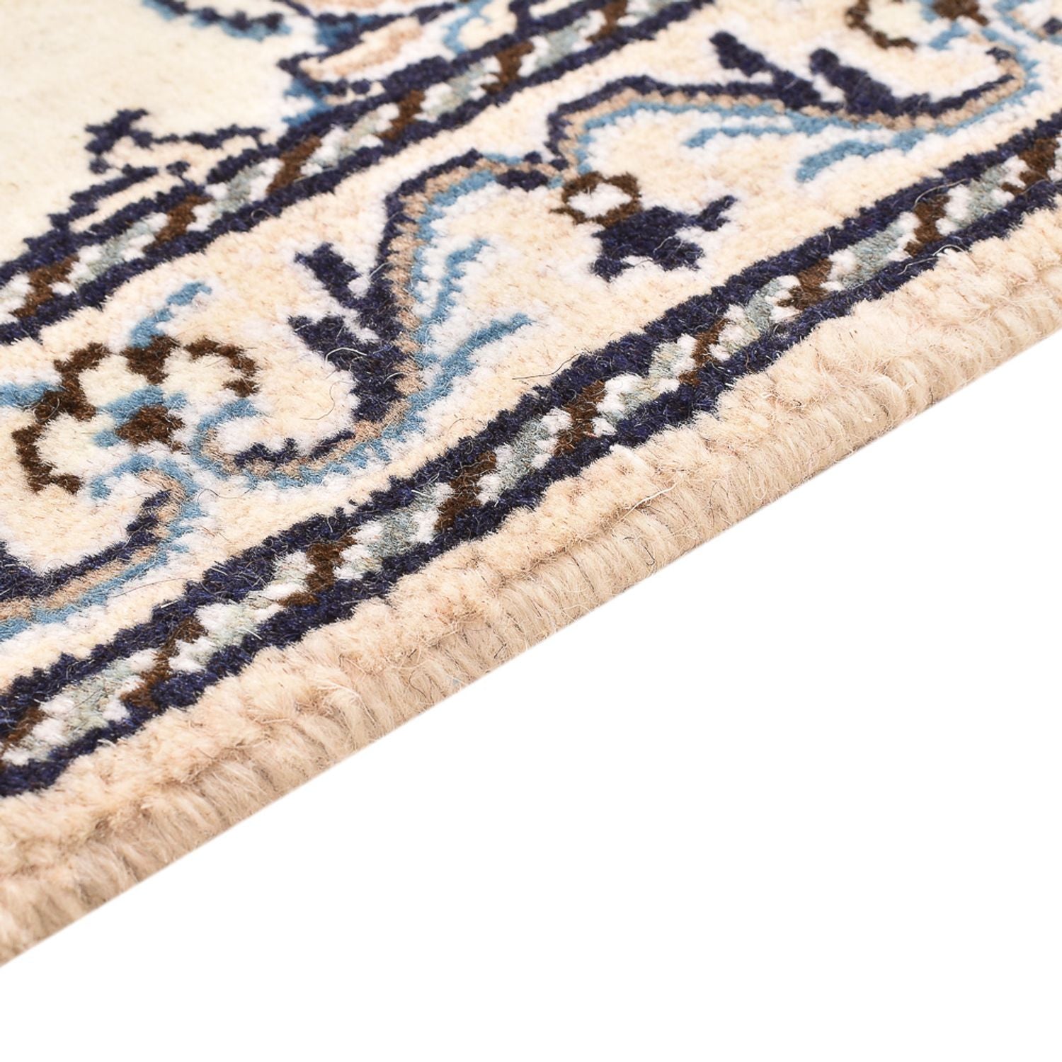 Alfombra persa - Nain - 86 x 59 cm - crema