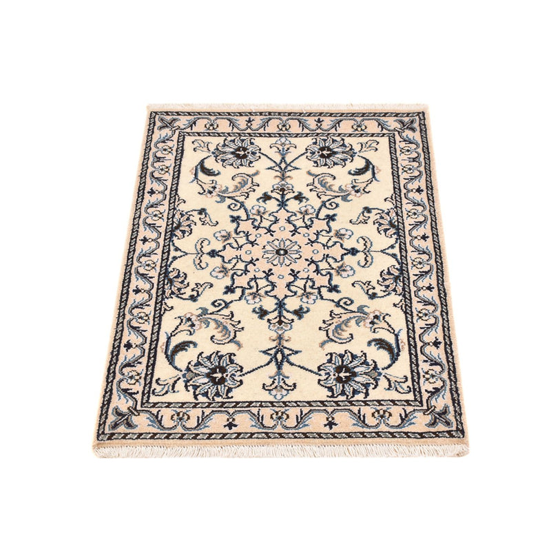 Alfombra persa - Nain - 86 x 59 cm - crema