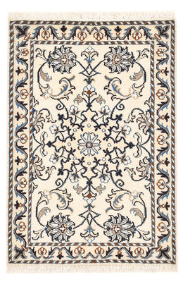 Alfombra persa - Nain - 87 x 58 cm - crema