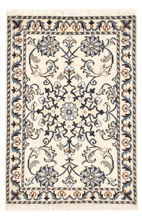 Alfombra persa - Nain - 87 x 58 cm - crema