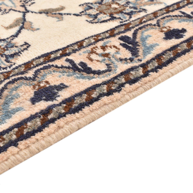Alfombra de pasillo Alfombra persa - Nain - 208 x 79 cm - blanco