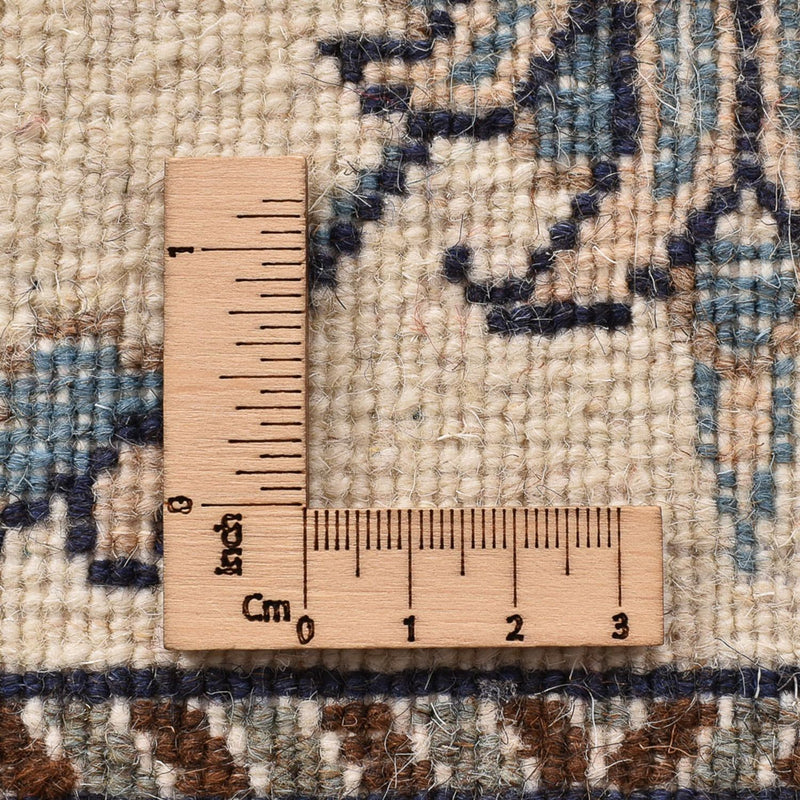 Alfombra de pasillo Alfombra persa - Nain - 208 x 79 cm - blanco