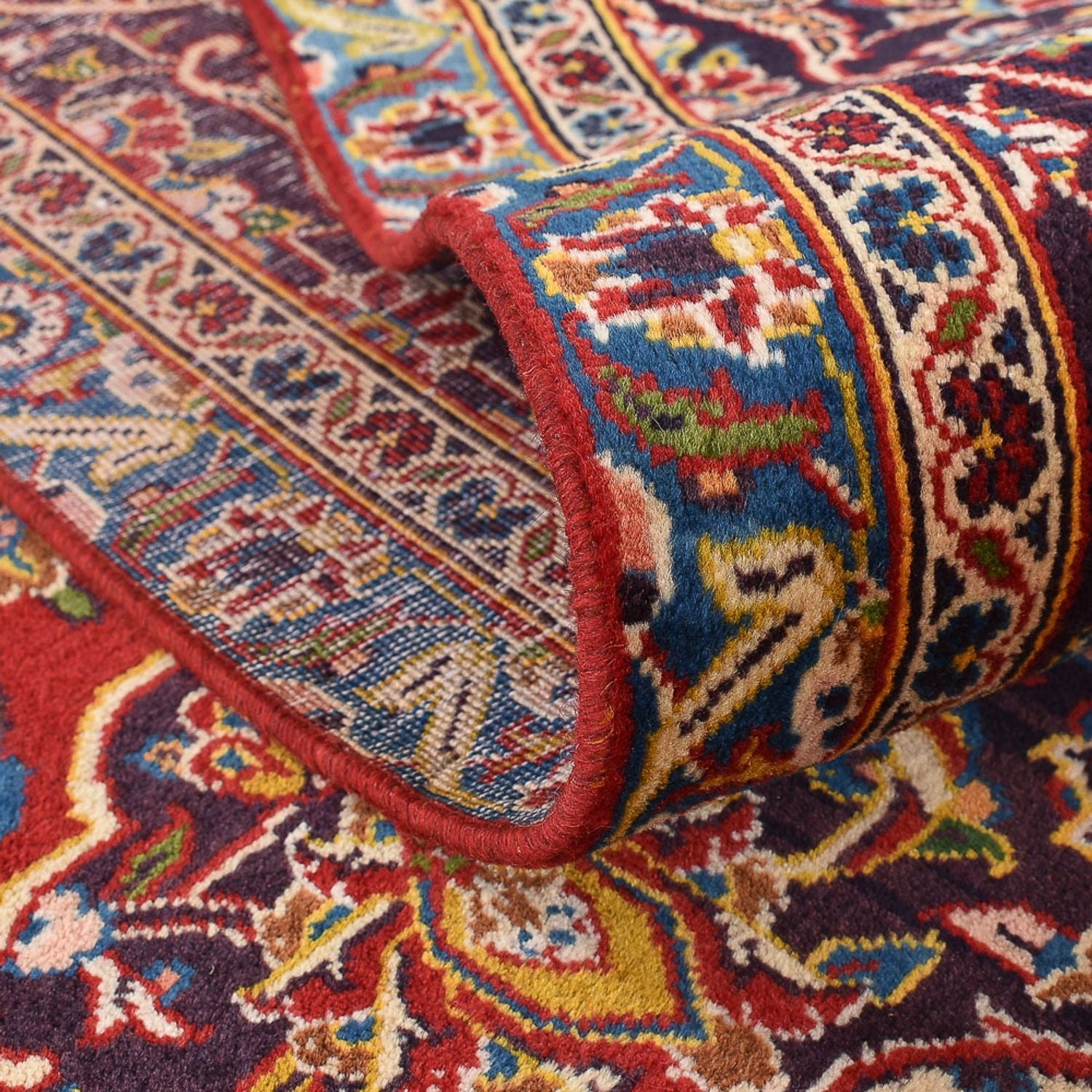 Alfombra persa - Keshan - 392 x 285 cm - rojo