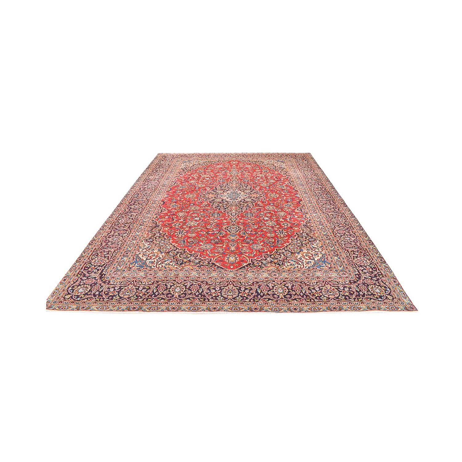 Alfombra persa - Keshan - 392 x 285 cm - rojo