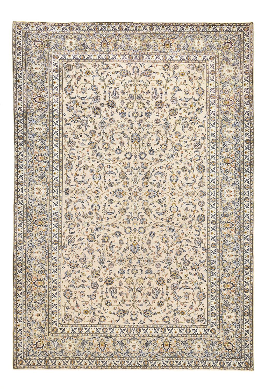 Alfombra persa - Keshan - 417 x 286 cm - arena