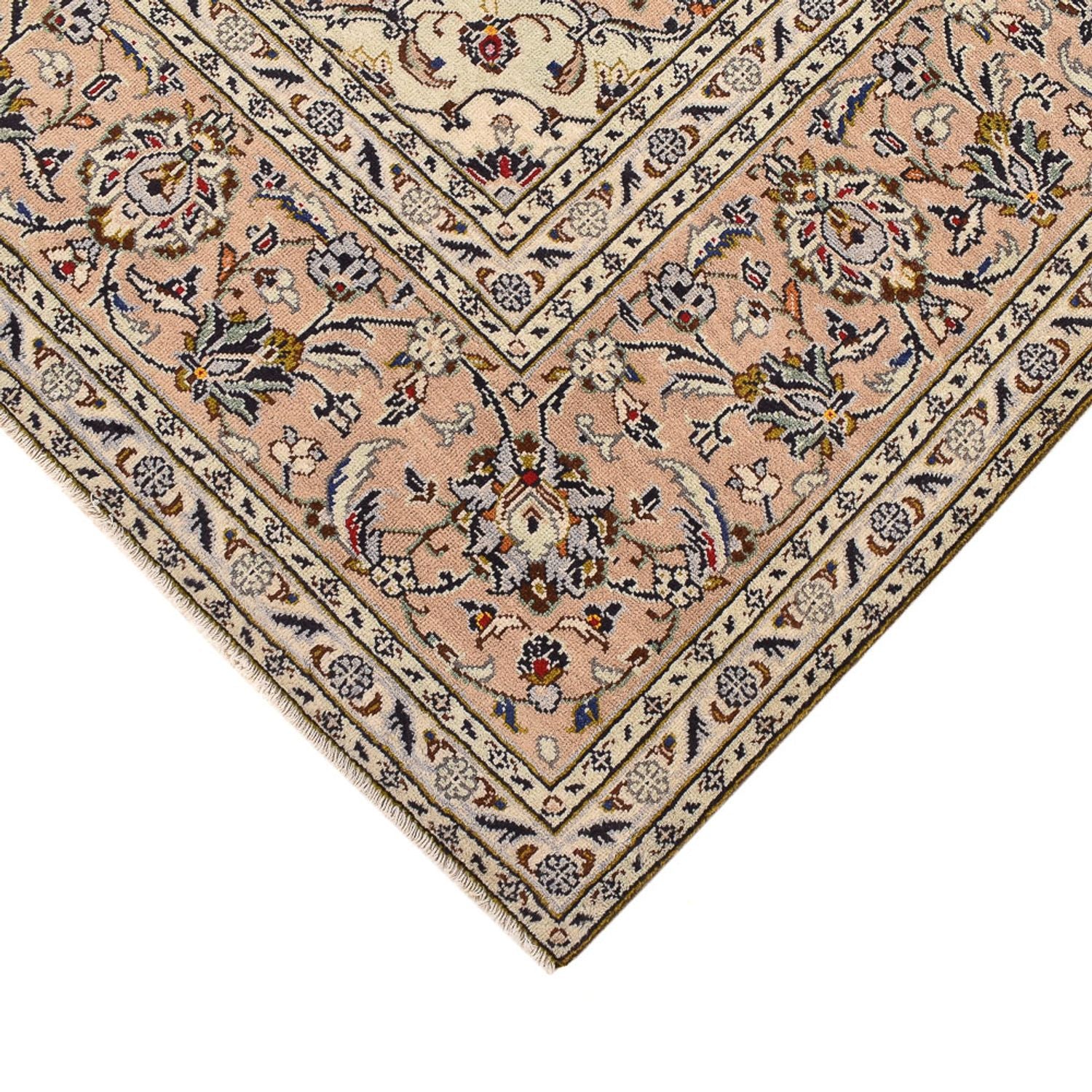 Alfombra persa - Keshan - 290 x 205 cm - beige