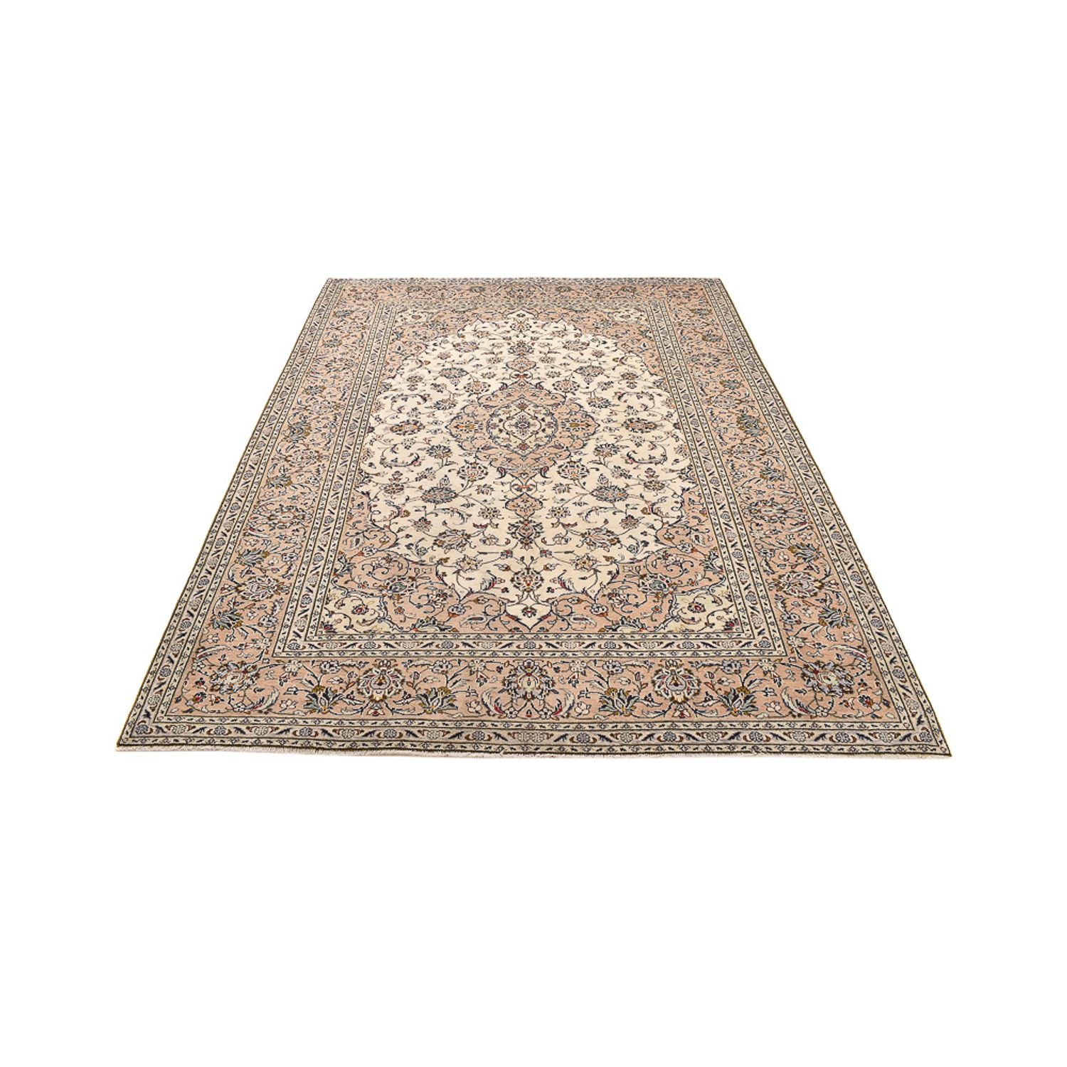 Alfombra persa - Keshan - 290 x 205 cm - beige