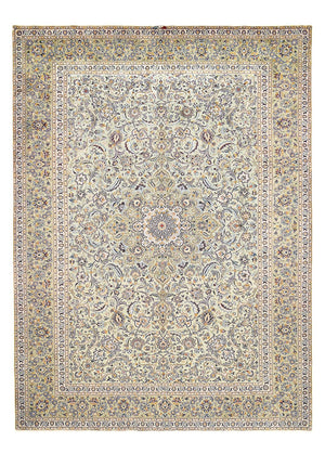 Alfombra persa - Keshan - 423 x 301 cm - arena