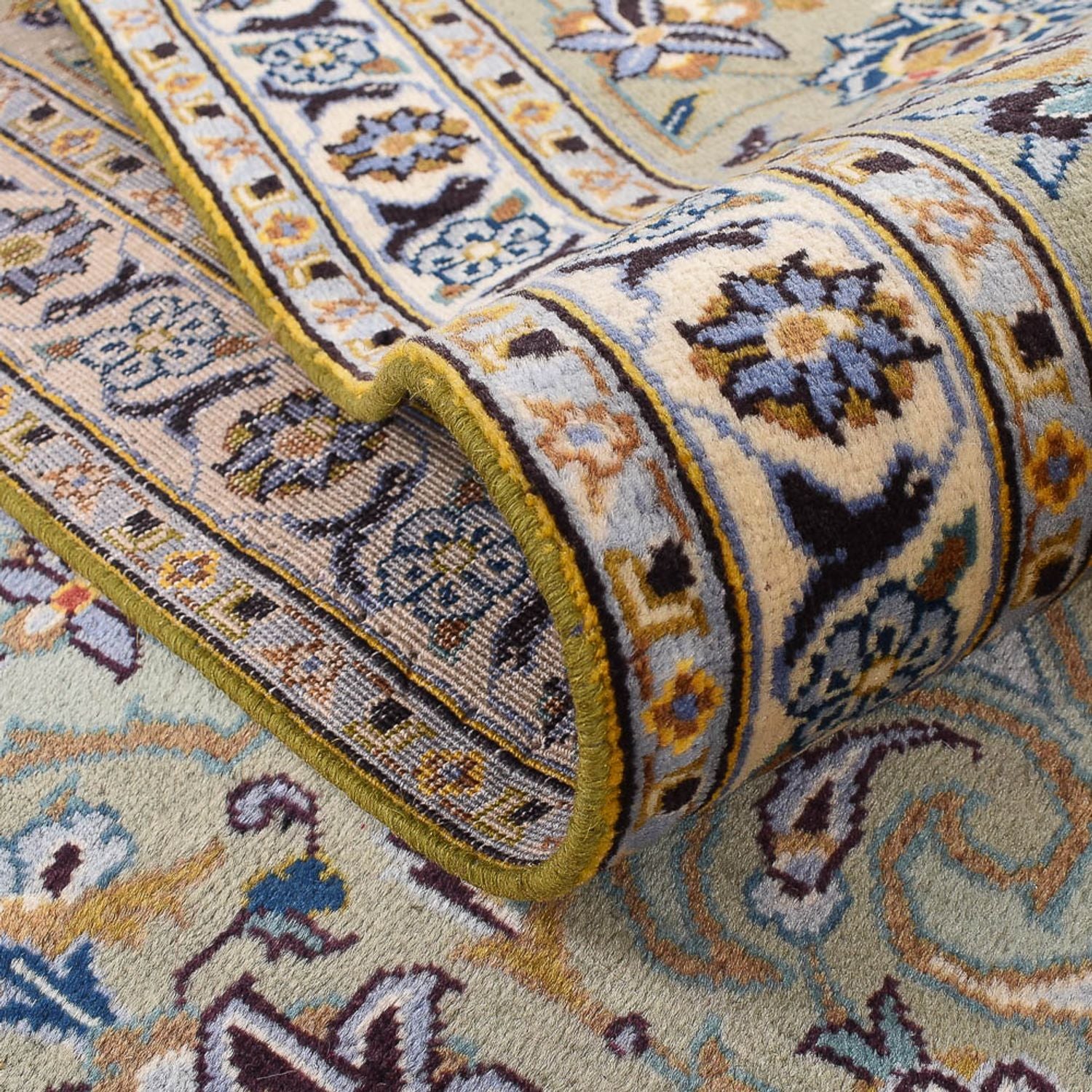 Alfombra persa - Keshan - 423 x 301 cm - arena