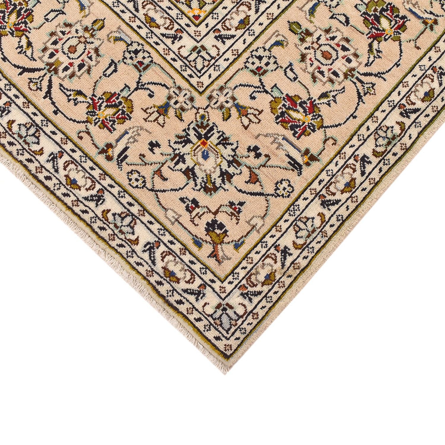 Alfombra persa - Keshan - 290 x 197 cm - beige oscuro