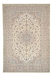 Alfombra persa - Keshan - 355 x 245 cm - beige oscuro