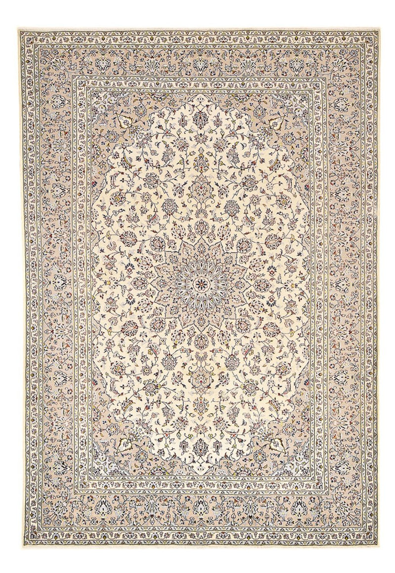 Alfombra persa - Keshan - 355 x 245 cm - beige oscuro