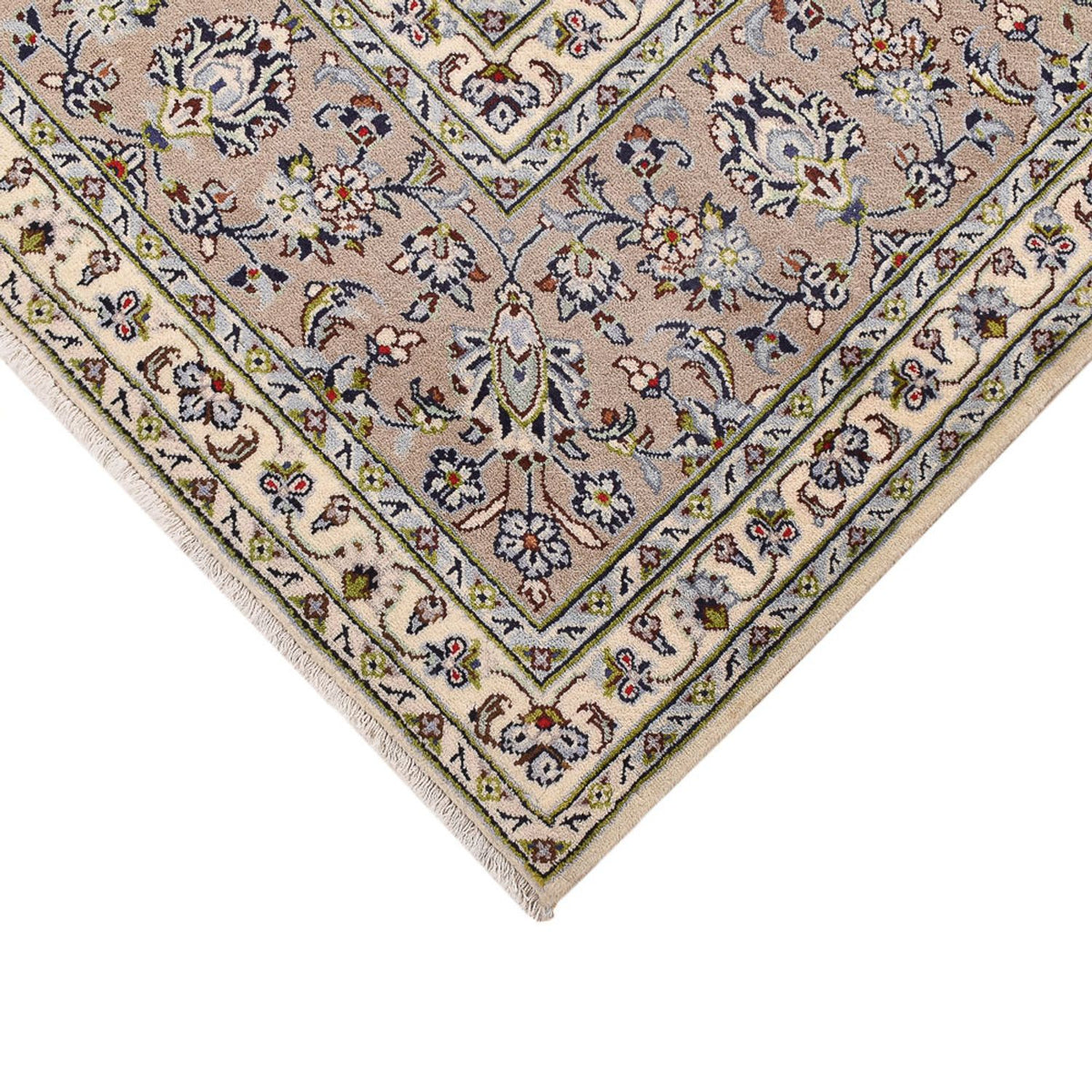 Alfombra persa - Keshan - 355 x 245 cm - beige oscuro