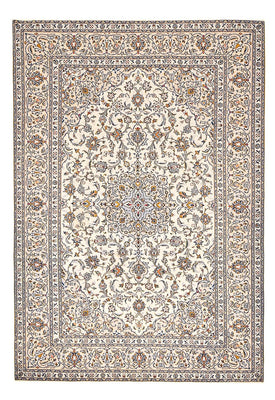 Alfombra persa - Keshan - 360 x 245 cm - beige oscuro