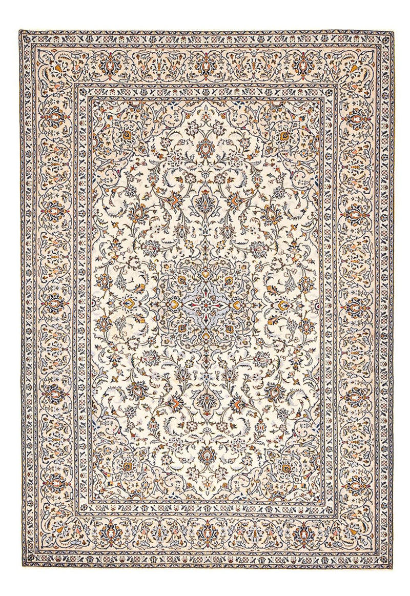 Alfombra persa - Keshan - 360 x 245 cm - beige oscuro