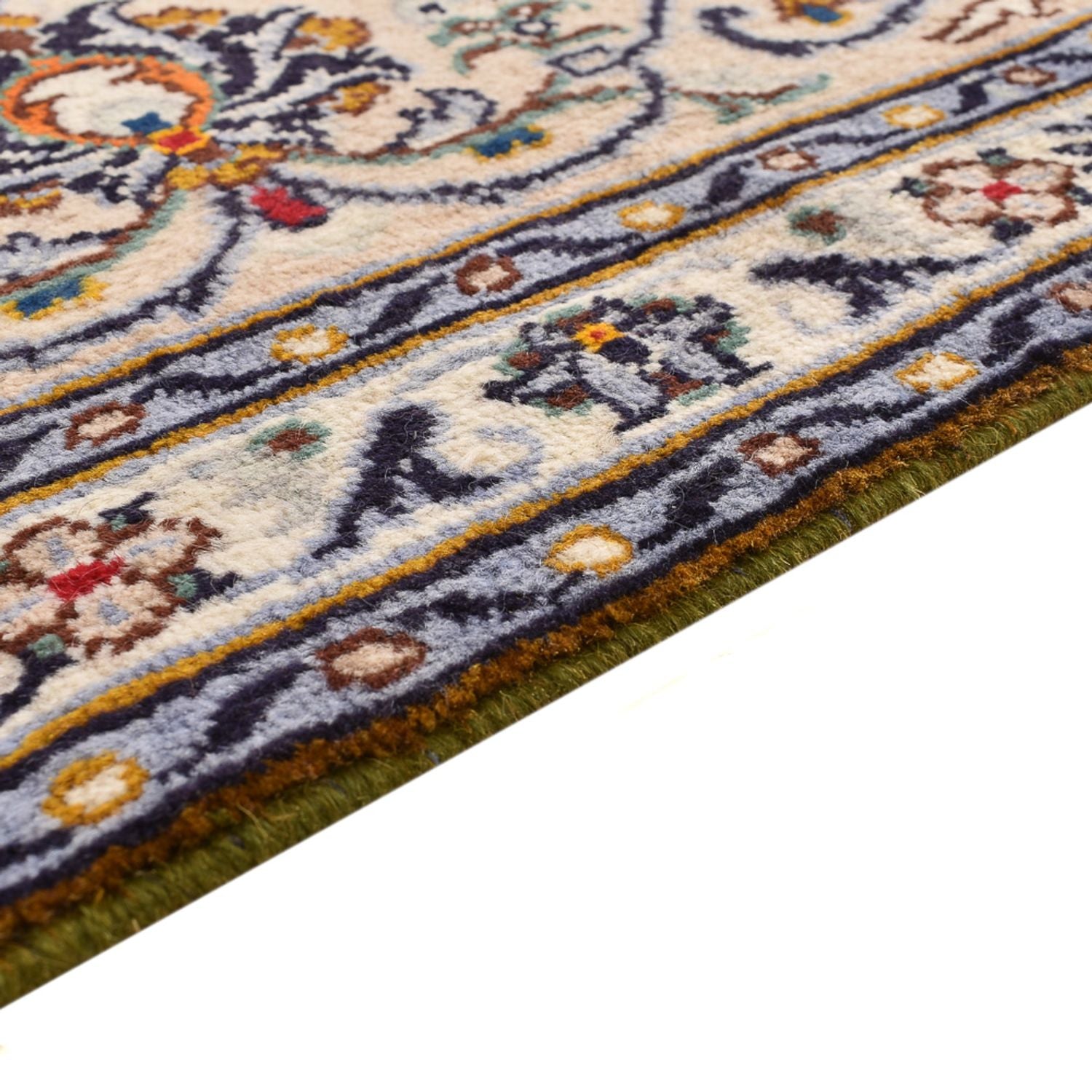Alfombra persa - Keshan - 360 x 245 cm - beige oscuro