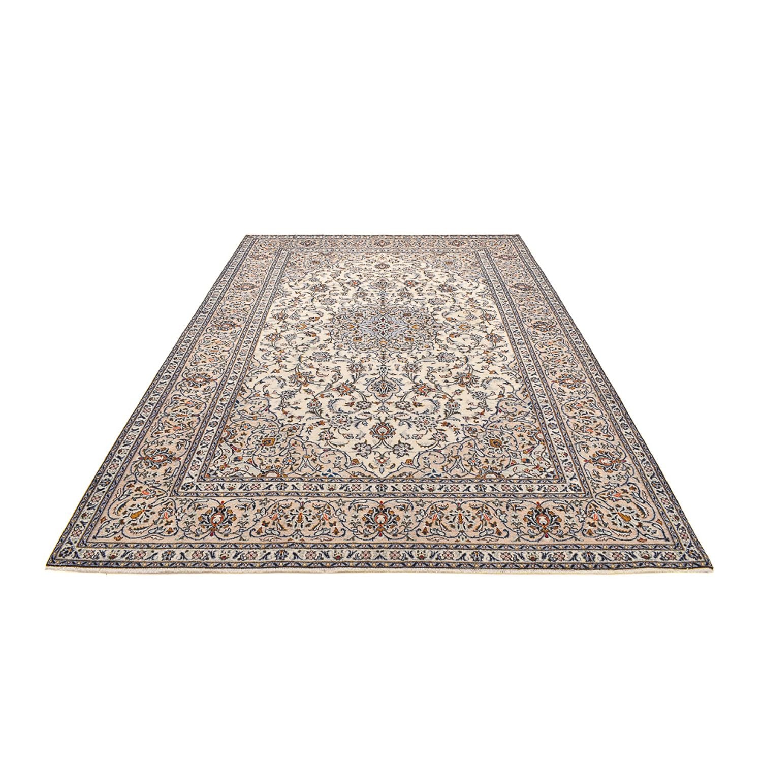 Alfombra persa - Keshan - 360 x 245 cm - beige oscuro