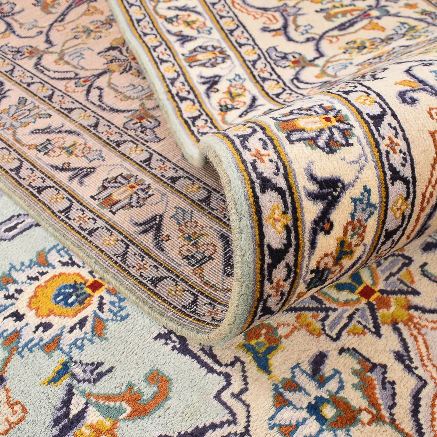 Alfombra persa - Keshan - 389 x 294 cm - arena