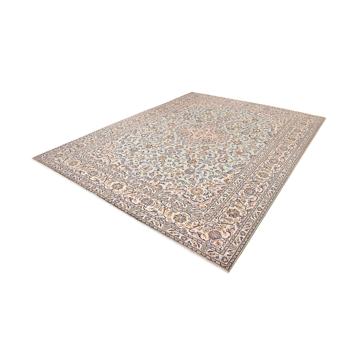 Alfombra persa - Keshan - 389 x 294 cm - arena