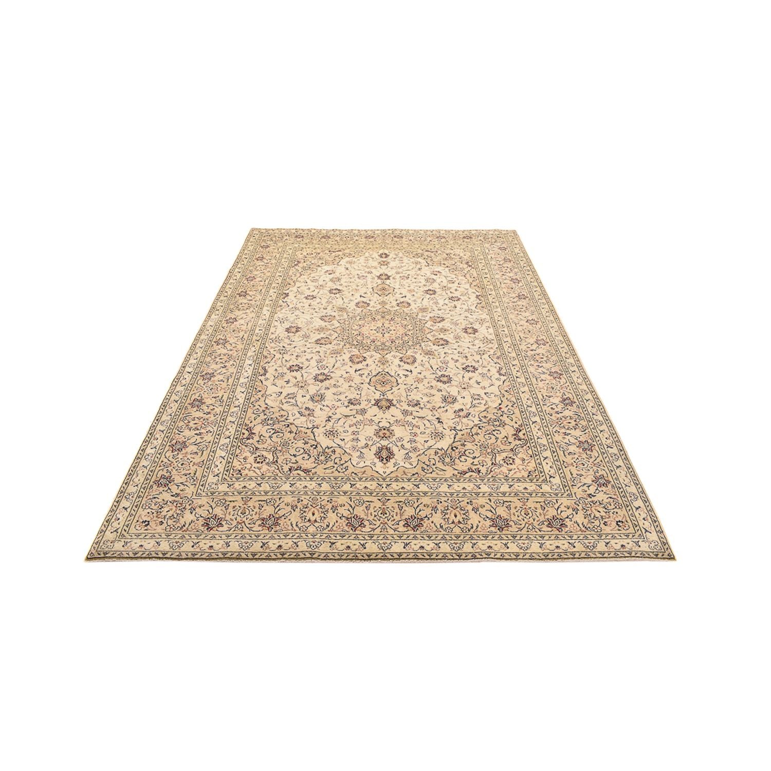 Alfombra persa - Keshan - 301 x 202 cm - beige