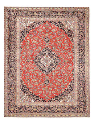 Alfombra persa - Keshan - 398 x 304 cm - rojo