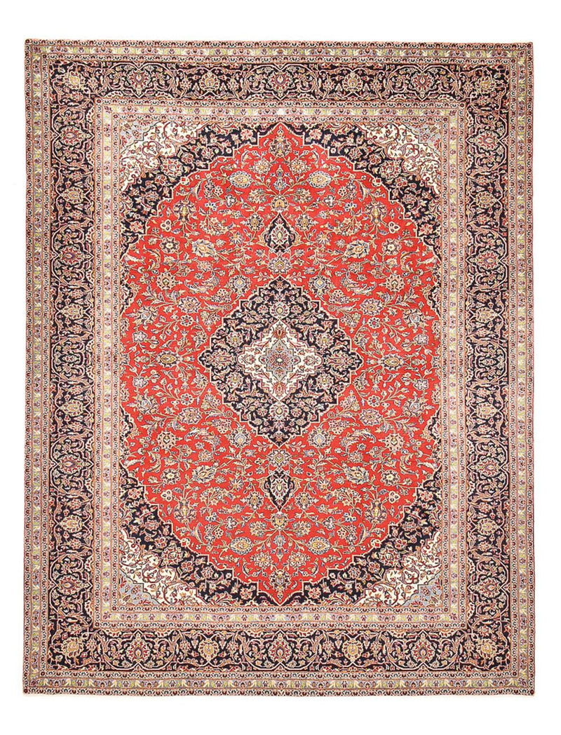 Alfombra persa - Keshan - 398 x 304 cm - rojo