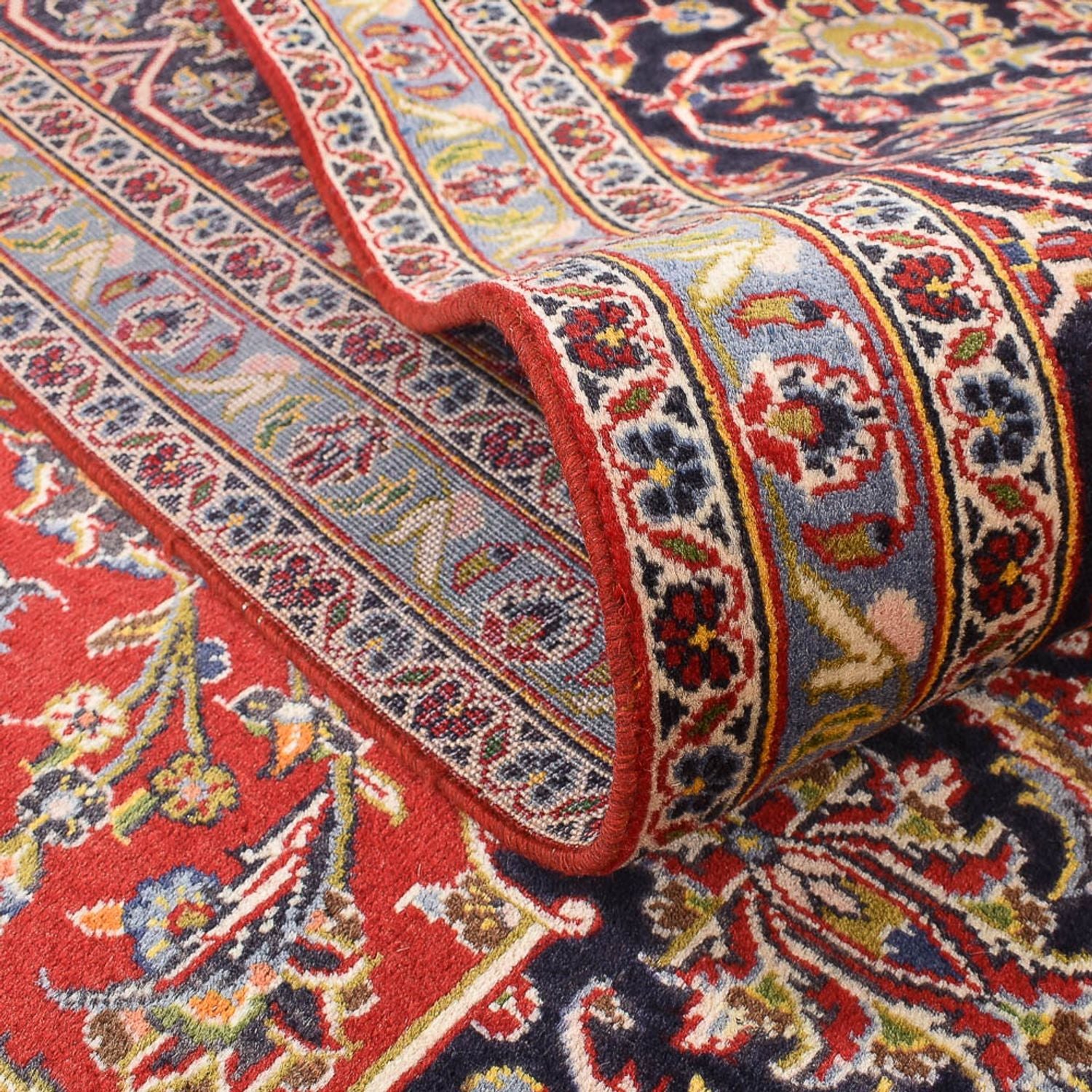 Alfombra persa - Keshan - 398 x 304 cm - rojo