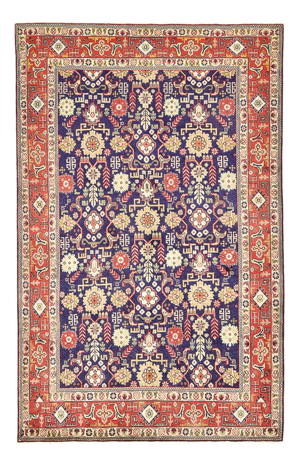 Alfombra persa - Tabriz - 295 x 187 cm - púrpura