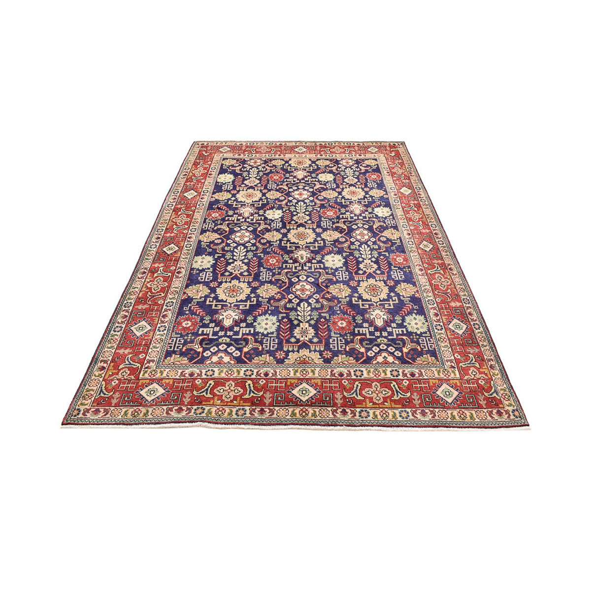 Alfombra persa - Tabriz - 295 x 187 cm - púrpura