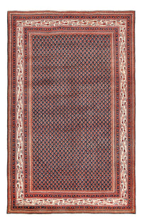 Alfombra persa - Mir - 295 x 188 cm - rojo oscuro