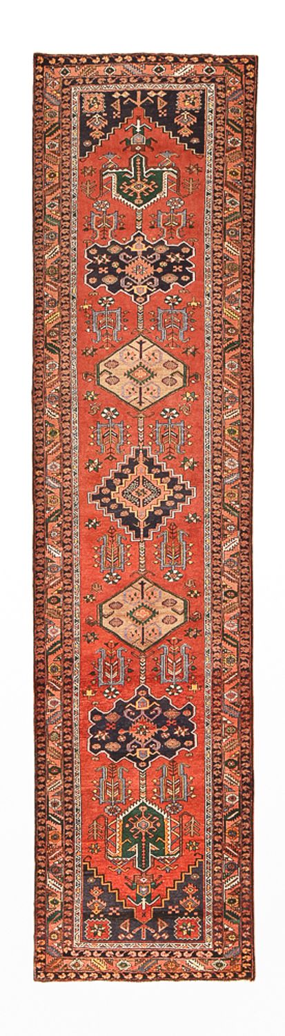 Alfombra de pasillo Alfombra persa - Nómada - 445 x 105 cm - rojo claro