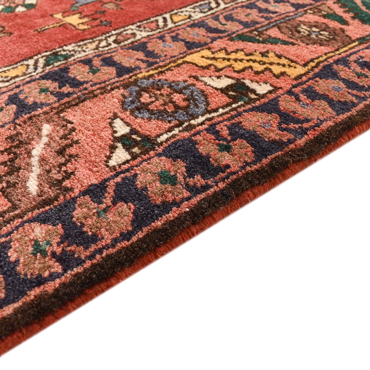 Alfombra de pasillo Alfombra persa - Nómada - 445 x 105 cm - rojo claro