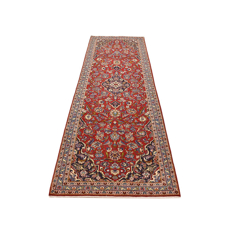 Alfombra de pasillo Alfombra persa - Keshan - 332 x 102 cm - rojo