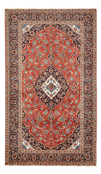 Alfombra persa - Keshan - 253 x 150 cm - rojo