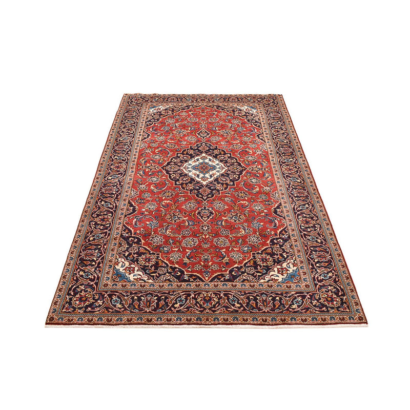 Alfombra persa - Keshan - 253 x 150 cm - rojo