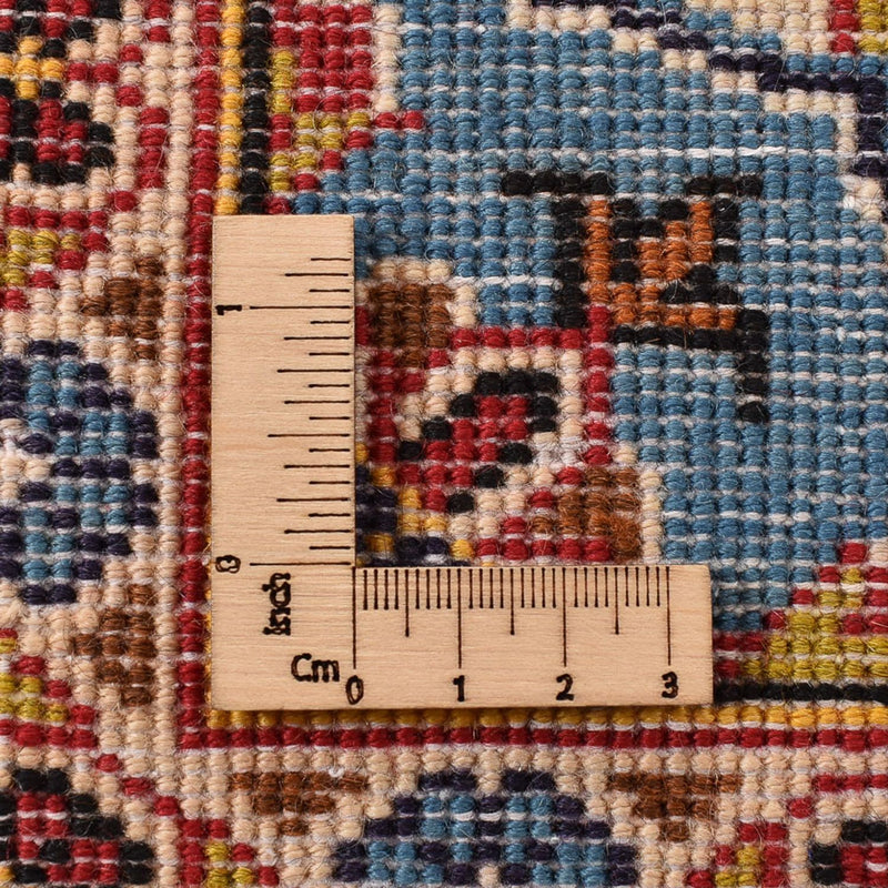 Alfombra persa - Keshan - 253 x 150 cm - rojo