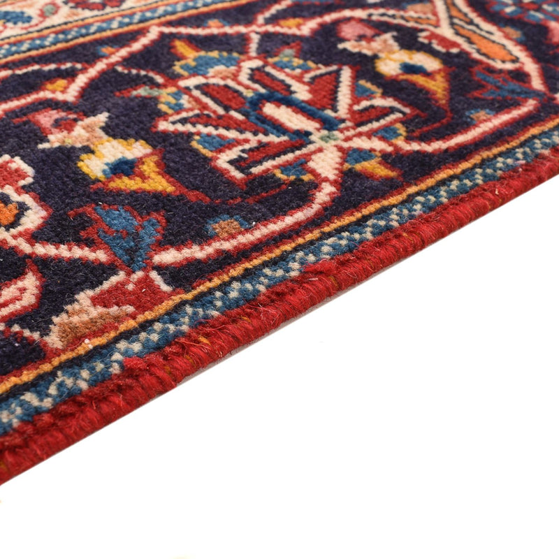 Alfombra persa - Keshan - 243 x 140 cm - rojo