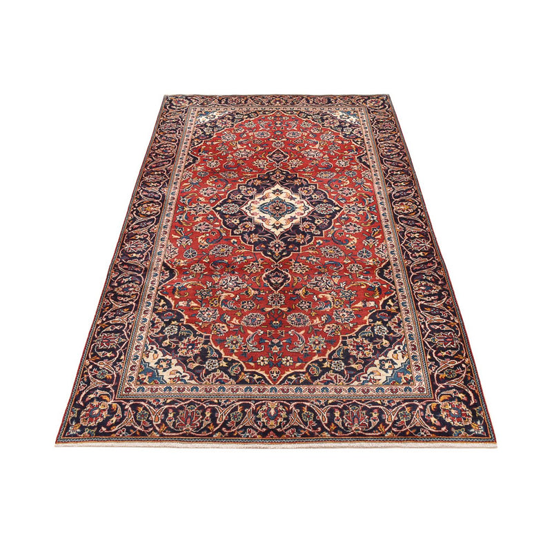 Alfombra persa - Keshan - 243 x 140 cm - rojo