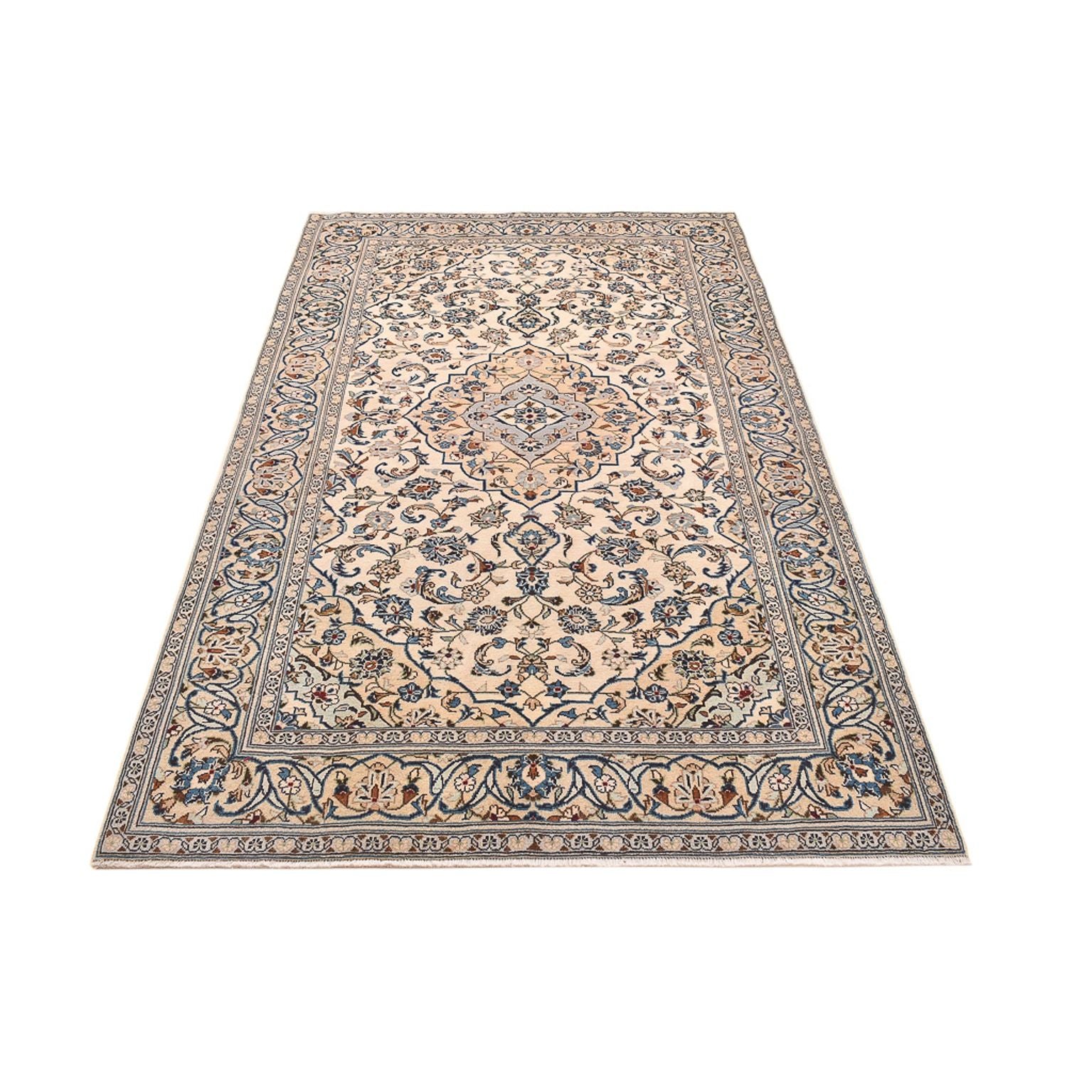 Alfombra persa - Keshan - 249 x 145 cm - arena
