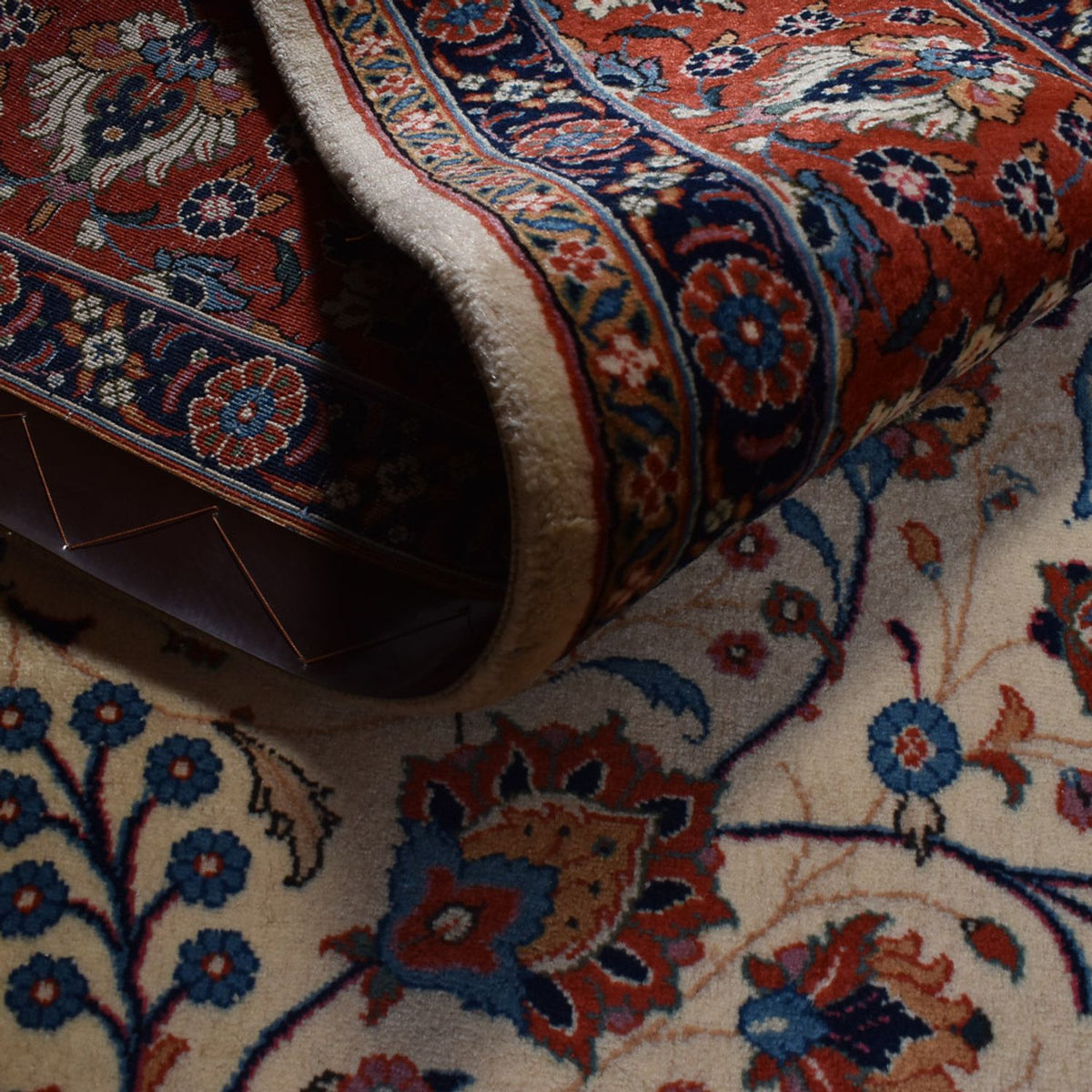 Alfombra persa - Ghom - 292 x 210 cm - arena