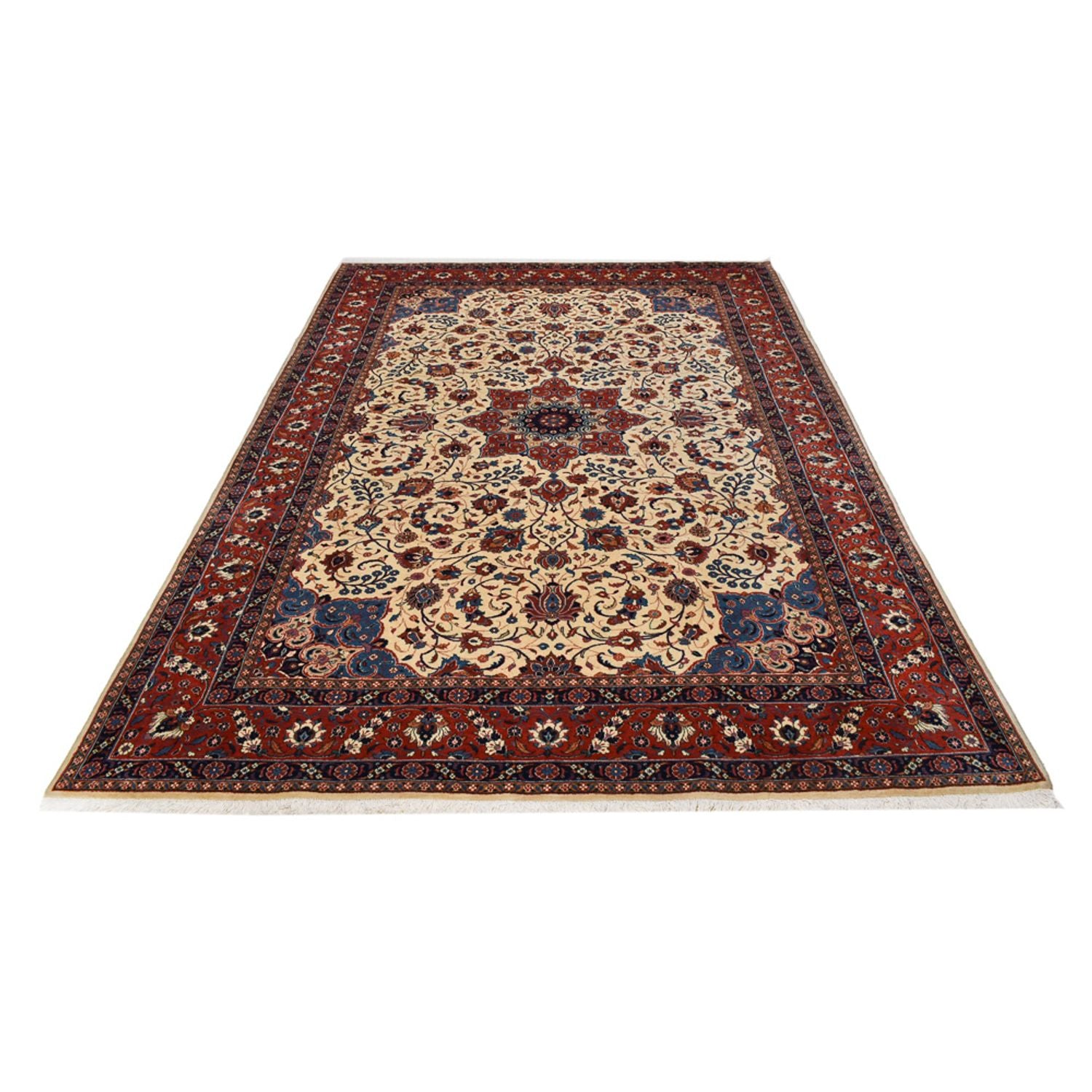 Alfombra persa - Ghom - 292 x 210 cm - arena
