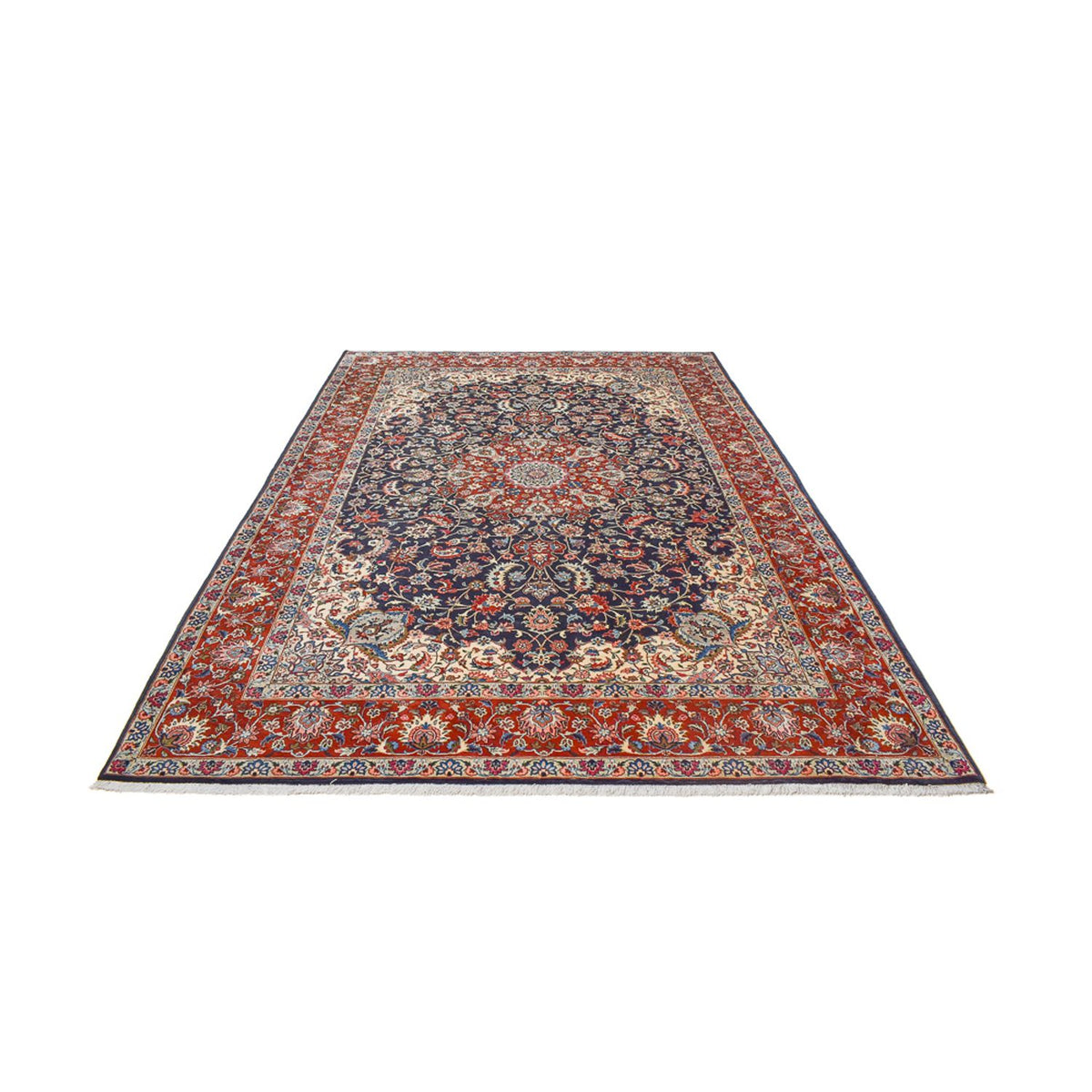 Alfombra persa - Clásica - 355 x 257 cm - marrón oscuro
