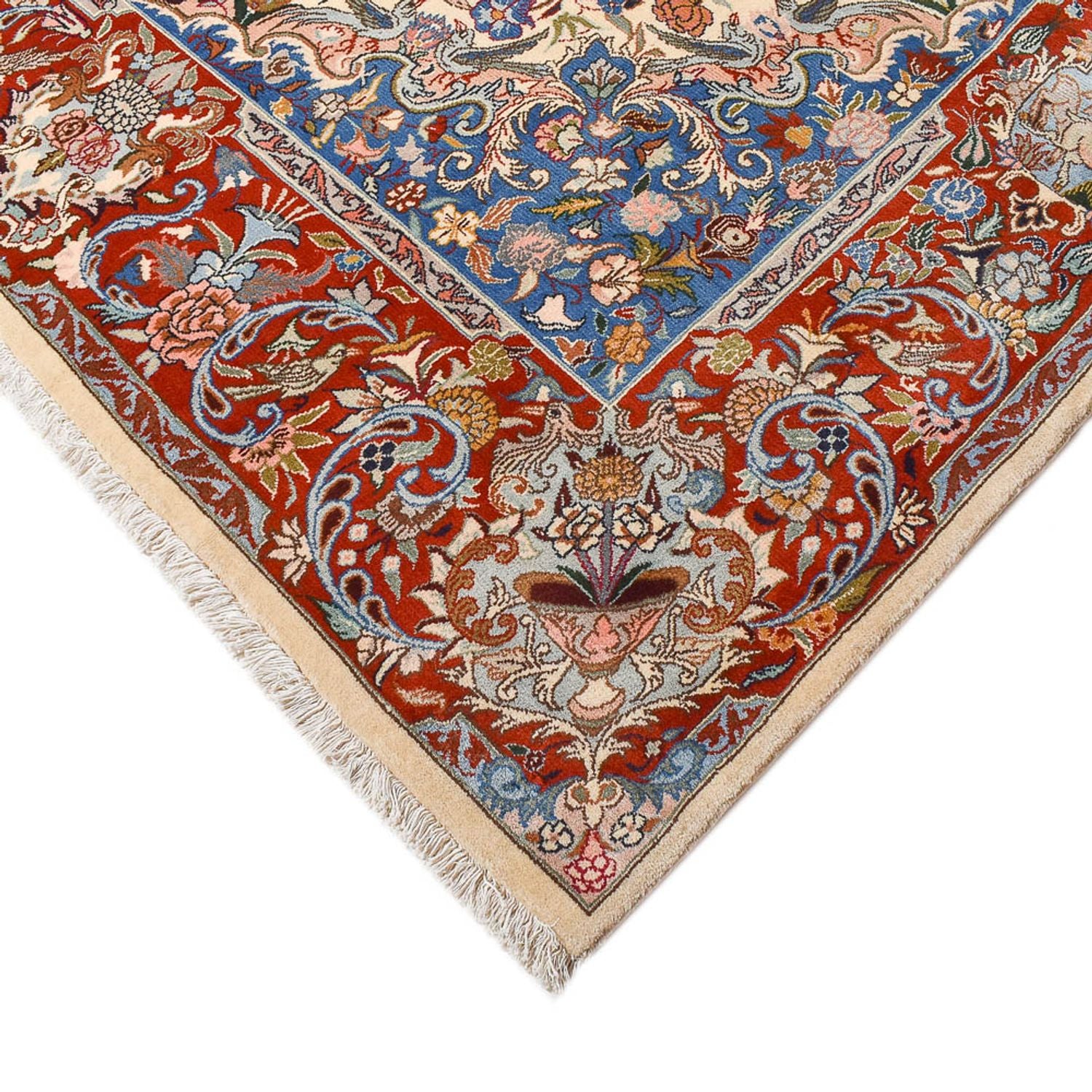 Alfombra persa - Keshan - 373 x 259 cm - arena