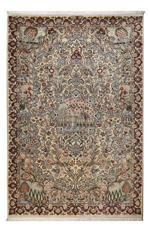 Alfombra persa - Keshan - 301 x 201 cm - arena