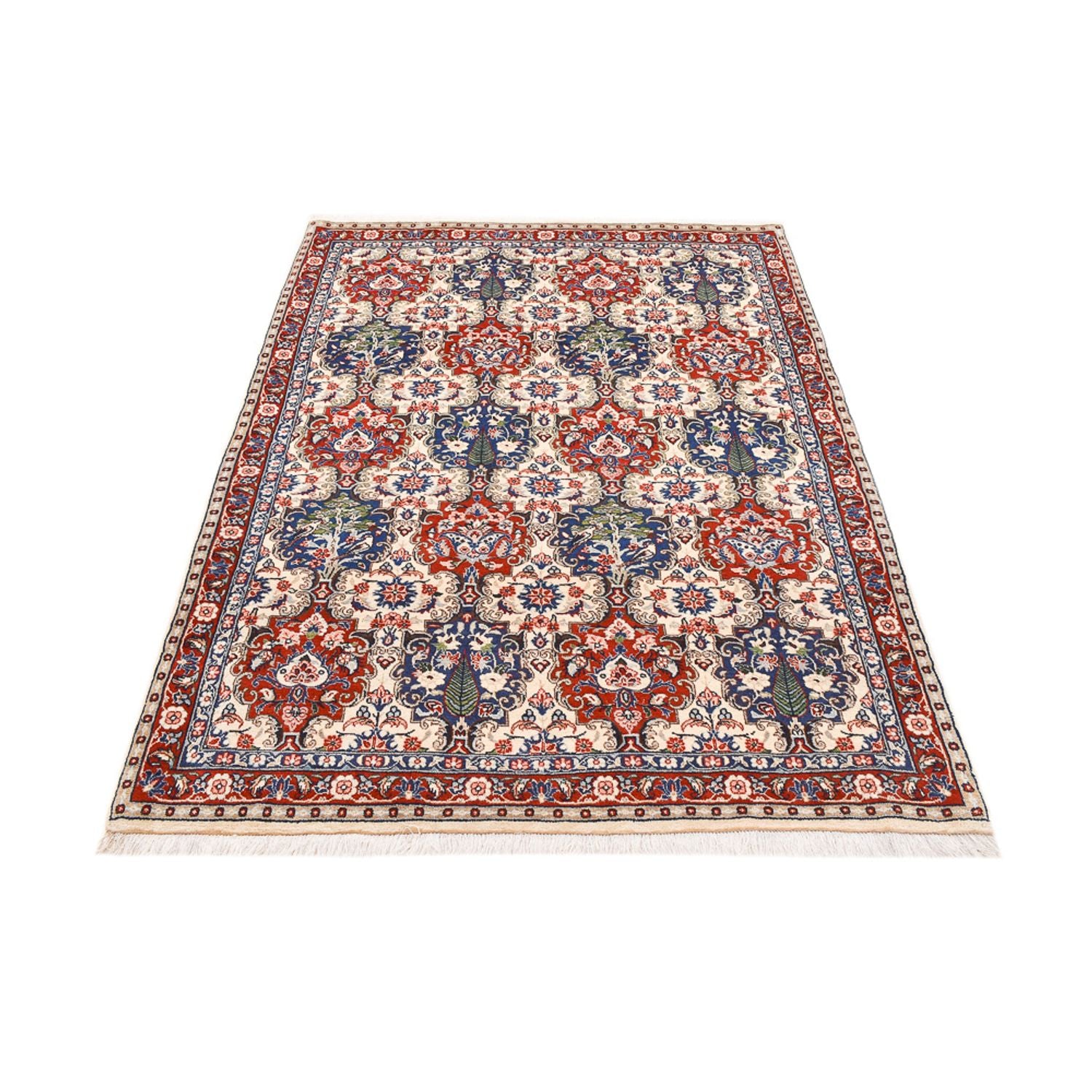 Alfombra persa - Nómada - 196 x 144 cm - multicolor