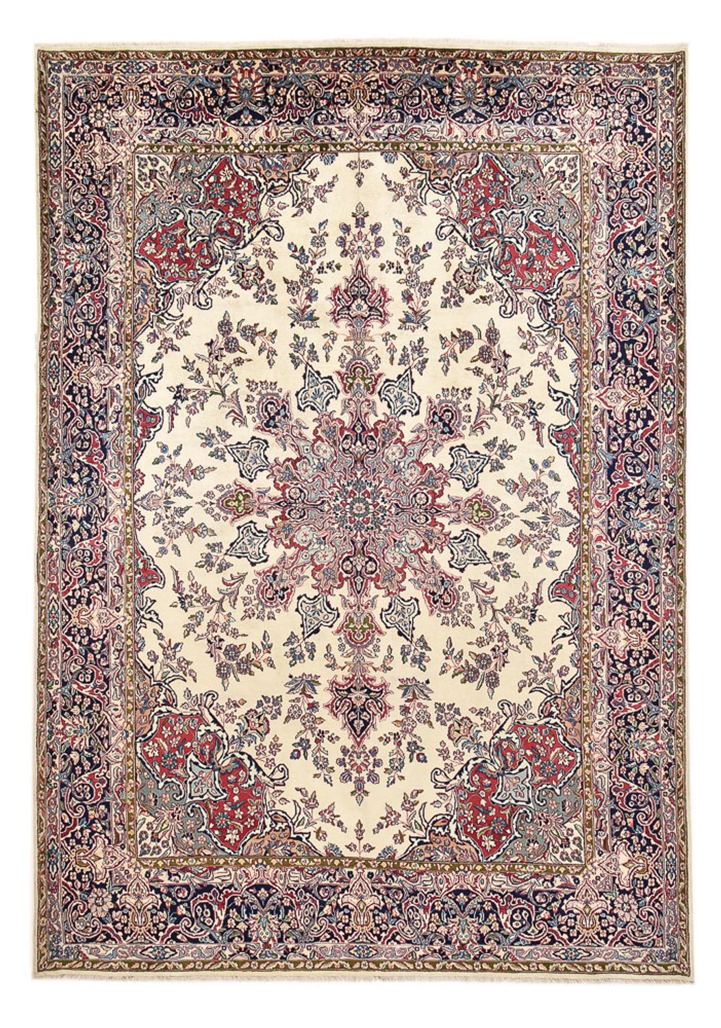 Alfombra persa - Real - 417 x 300 cm - beige claro