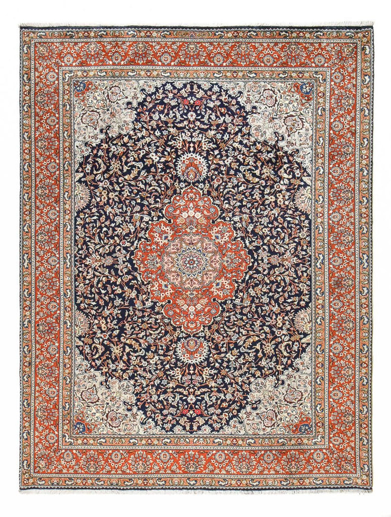 Alfombra persa - Clásica - 346 x 254 cm - azul oscuro