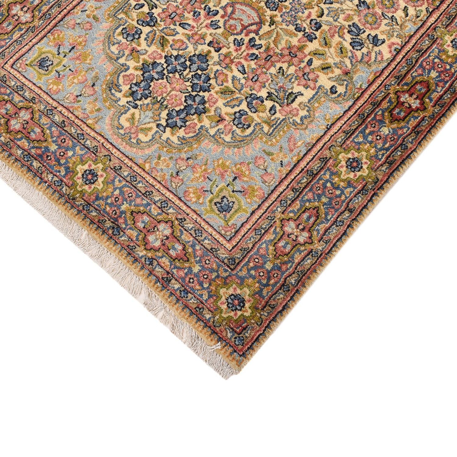 Alfombra de pasillo Alfombra persa - Real - 385 x 79 cm - beige claro