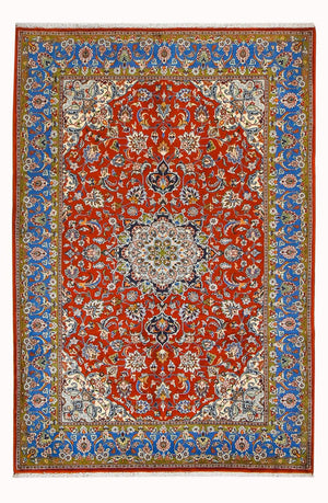 Alfombra persa - Real - Real - 280 x 185 cm - rojo